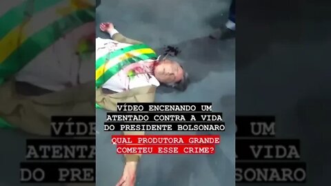 Circulam nas redes fotos e vídeos de um suposto atentado contra a vida do presidente Bolsonaro