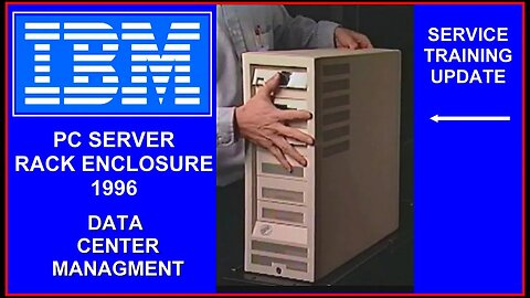 1996 IBM PC SERVER RACK ENCLOSURE Overview Computer Data Center Management Tech Update 10 Mod 9306