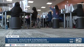 Arizona Governor to sign bill expanding school voucher