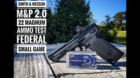 Smith & Wesson M&P 2.0 22 Magnum Ammo Test - Federal Small Game