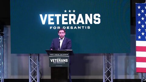 Ron DeSantis Delivers Remarks at Veterans Event in Myrtle Beach
