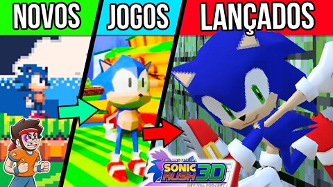 NOVOS 11 JOGOS do SONIC INCRVEIS foram LANÇADOS😵Sonic Rush 3D