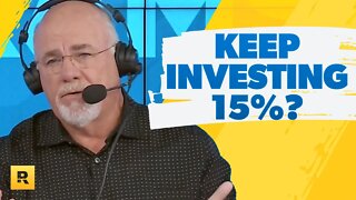 Should We Keep Investing 15% In Retirement?