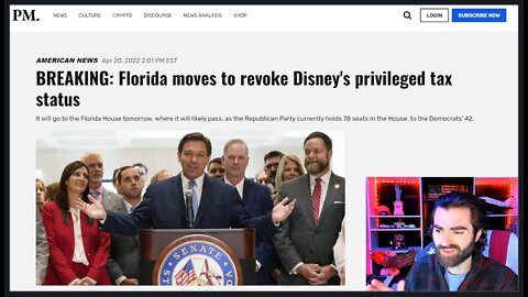 Gov. Ron DeSantis Moves To END DISNEY'S SPECIAL EXEMPTIONS, Property Taxes Over $200M ALONE!