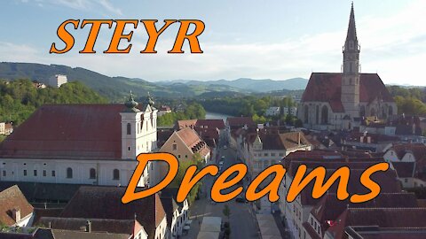 Old Town Steyr, Upper Austria (Mavic Mini City Exploration)