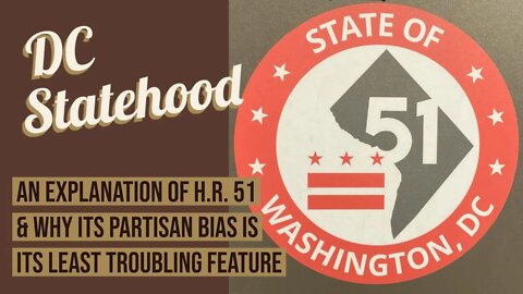 DC Pushes For Statehood... In Spite Of The Constitution