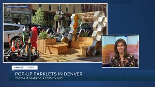 Look for park-lets in downtown Denver for Park(ing) Day