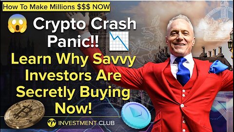 Crypto Crash Panic!! Learn Why Savvy Investors Are Secretly Buying Now!