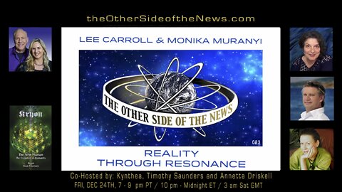 LEE CARROLL & MONIKA MURANYI - REALITY THROUGH RESONANCE © TOSN 83 - 01.24.21