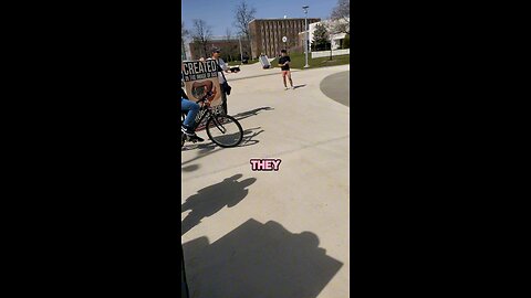 Pro Abortion College Woman At WMU Gives No Valid Points