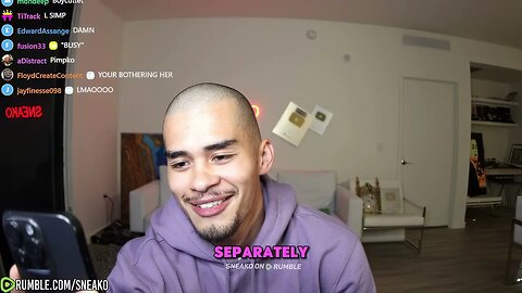 SNEAKO FINALLY CALLED SARA SAFFARI ON STREAM