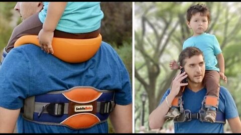 Cool Shoulder Saddle For Your Baby - The "SaddleBaby"