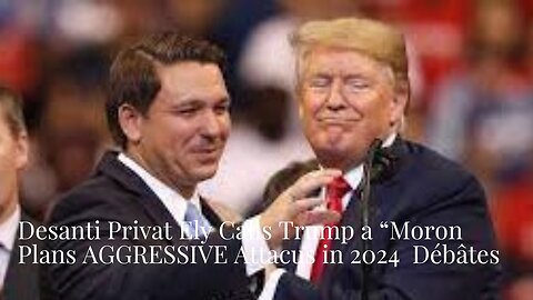 Desanti Privat Ely Calls Trump a “Moron Plans AGGRESSIVE Attacus in 2024 Débâtes