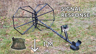 Nexus Standard MP V3 vlf induction balance metal detector underground test.