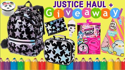 Back to School Haul + School Supplies Giveaway + Justice Shopping !