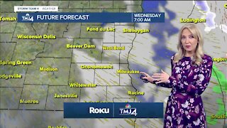 Wednesday morning temps fall into the 20s, black ice possible