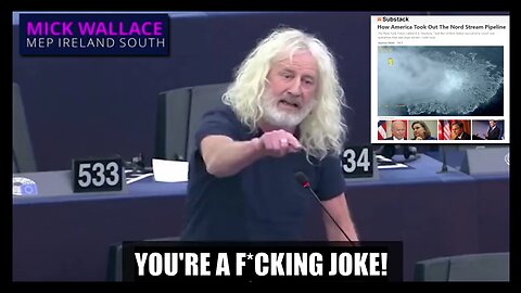 EPIC! MEP Mick Wallace DESTROY'S EU Boss Ursula Von Der CRAZY!