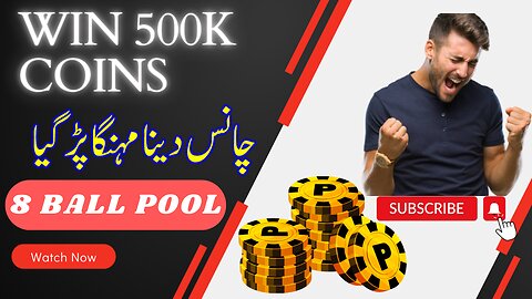 Win 500k Coins Game | 8 BALL POOL | | Win 500k Coins |