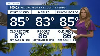 FORECAST: Near record heat continues Tuesday