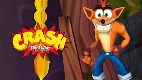 CRASH TAG TEAM RACING (PS2) #5 - Rapunzel no jogo de corrida do Crash Bandicoot de PS2/PSP! (PT-BR)