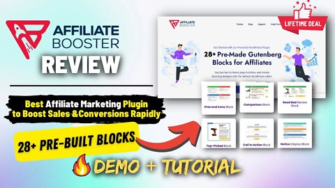 Affiliate Booster Lifetime Deal Review | Best Affiliate Marketing WordPress Plugin to Boost Income 🤑