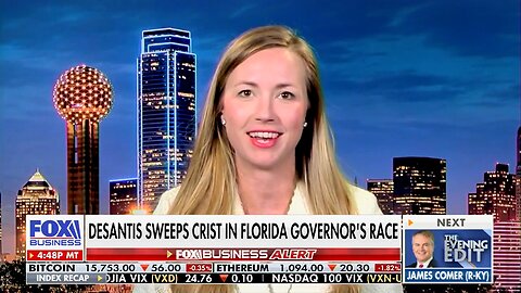 Jessica Anderson On Fox Business to Discuss DeSantis Win in Florida