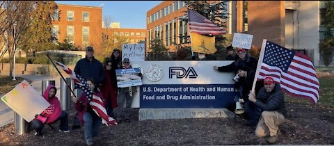 Homeland Security Attempts To Intimidate FDA Protestors- Launch Liberty FDA Protest 11-13