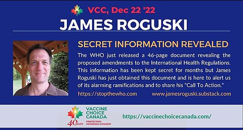 James Roguski - Secret Information Revealed