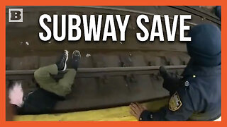 NYPD Saves Man in Distress Who Fell onto Subway Track