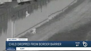 VIDEO: 4-year-old child dropped from border barrier in San Diego