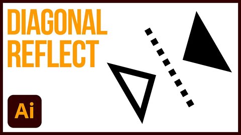How to Diagonally Reflect with Reflect Tool in Adobe Illustrator