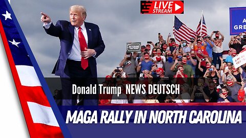 Donald Trump LIVE aus North Carolina.