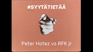 #SYYTÄTIETÄÄ: Miksi debattia Peter Hotezin ja Robert Kennedyn välillä ei kuulu?