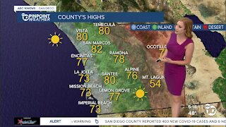 ABC 10News Pinpoint Weather with Meteorologist Leah Pezzetti