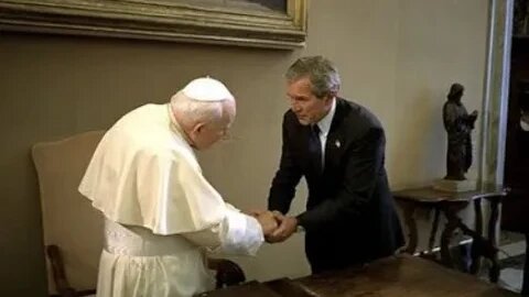 ABC news : Pres. George W. Bush meets Pope for first time and NATO-Russia summit in Rome (28/07/02)