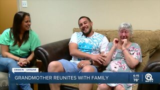 Ukrainian grandmother reunites with family in Palm Beach County
