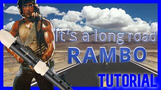 RAMBO - IT'S A LONG ROAD - Notas musicais