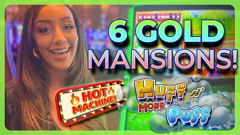 Huff N More Puff Slot Jackpot! 3rd Time Winning BIG on Same Slot Machine!