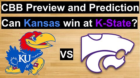Kansas vs K-State Basketball Prediction/Can Kansas win at K-State? #cbb