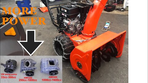 HOW TO SUPERCHARGE YOUR SNOWBLOWER FOR LESS THAN $60 420cc Hemi Ariens 1128 Predator Swap P2 BEAST