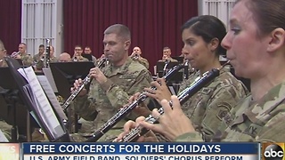 U.S. Army Field Band offers 5 free holiday concerts