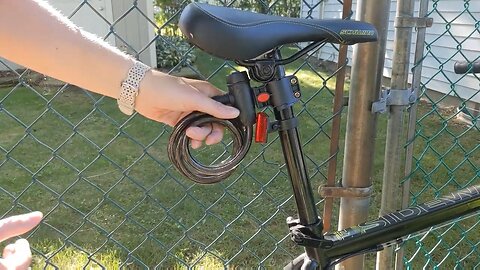 Review of Bike Lock Cable, Outdoor Anti-Theft Bicycle Lock with 2 Keys