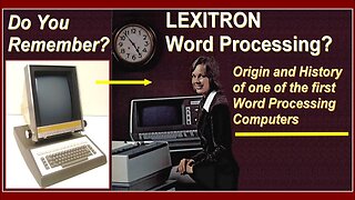 Computer History Lexitron Word Processing Computer Origin & History 1969-1984 Raytheon Microcomputer