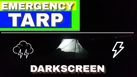 Emergency Tarp Steady Rain 1 Hour