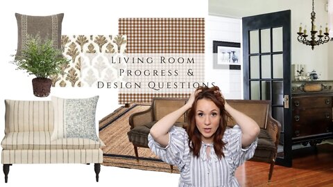 Living Room Progress and Design Questions
