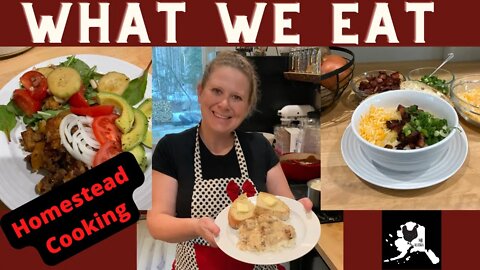 What we eat on the Homestead | Potato Soup | Swedish Meatballs | Whole 30 Cheeseburger Skillet