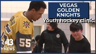 Vegas Golden Knights host hockey clinic for Las Vegas youth
