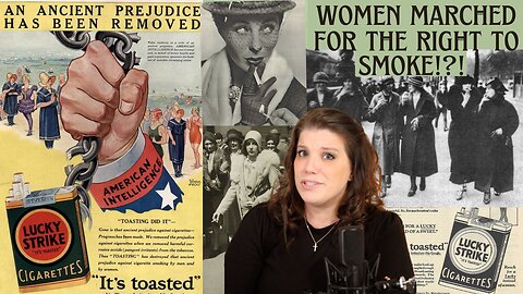 Women's March to FIGHT FOR THE RIGHT to smoke!?!