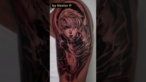 Stunning Tattoo by Nestor P #shorts #tattoos #inked #youtubeshorts