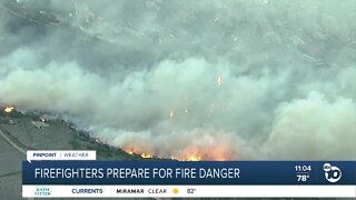 CAL Fire: Dry, windy weather could cause fire problems in San Diego